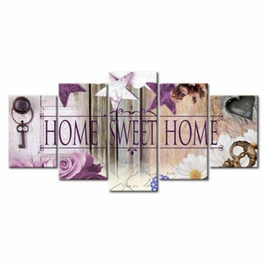 Modern Art Sweet Home Multi Panel Full Drill - 5D Diy