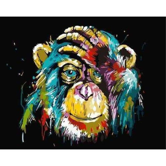 Monkey Diy Paint By Numbers Kits WM-734 - NEEDLEWORK KITS