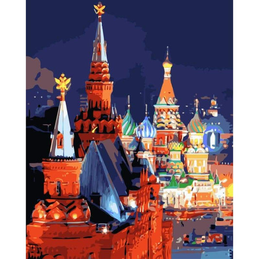 Moscow Diy Paint By Numbers Kits Wm-475 - NEEDLEWORK KITS