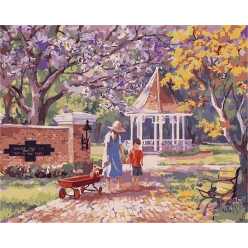 Mother And Baby Diy Paint By Numbers Kits ZXB902 - NEEDLEWORK KITS
