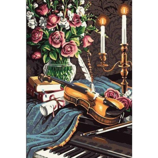 Music Diy Paint By Numbers Kits YM-4050-175 - NEEDLEWORK KITS
