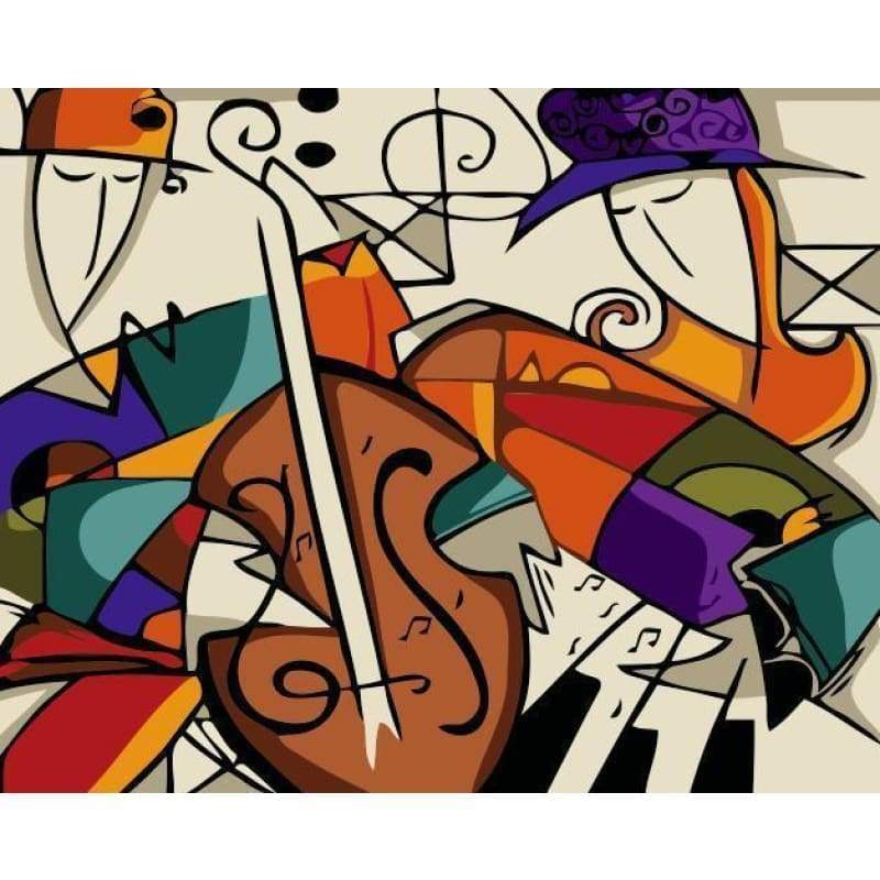 Musical Instruments Diy Paint By Numbers Kits SY-4050-007 – Craft Painting