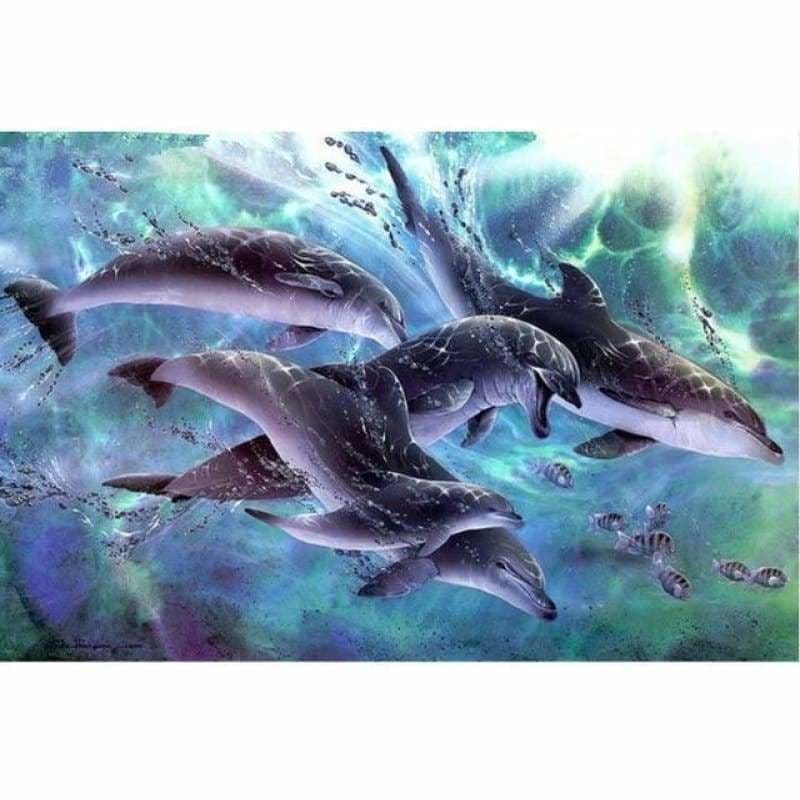 New Animal Dolphin Diy Diamond Painting Kits VM85085 - 4