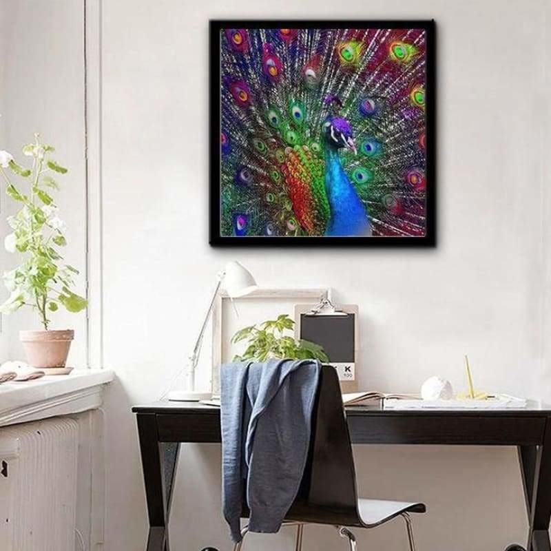 New Dream Elegant Peacock Full Drill - 5D Diamond Painting 