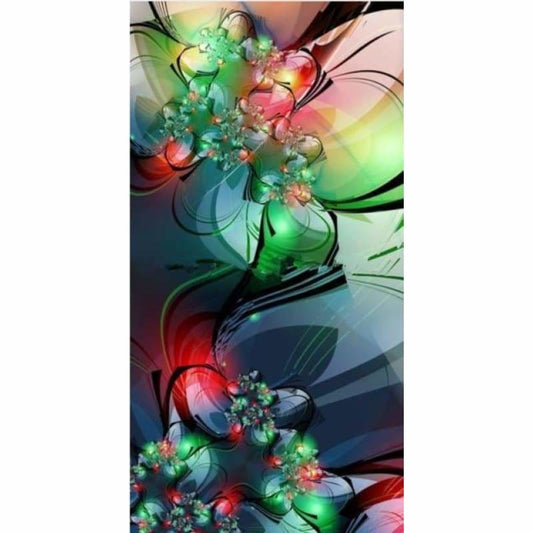 New Hot Sale Abstract Flower Pattern Full Drill - 5D Diy 