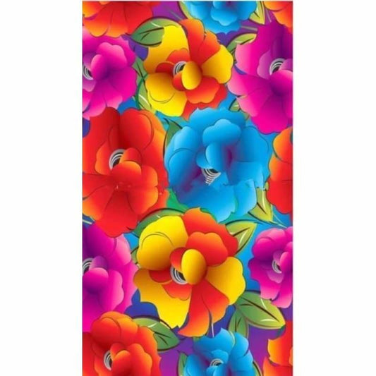 New Hot Sale Abstract Flower Pattern Full Drill - 5D Diy
