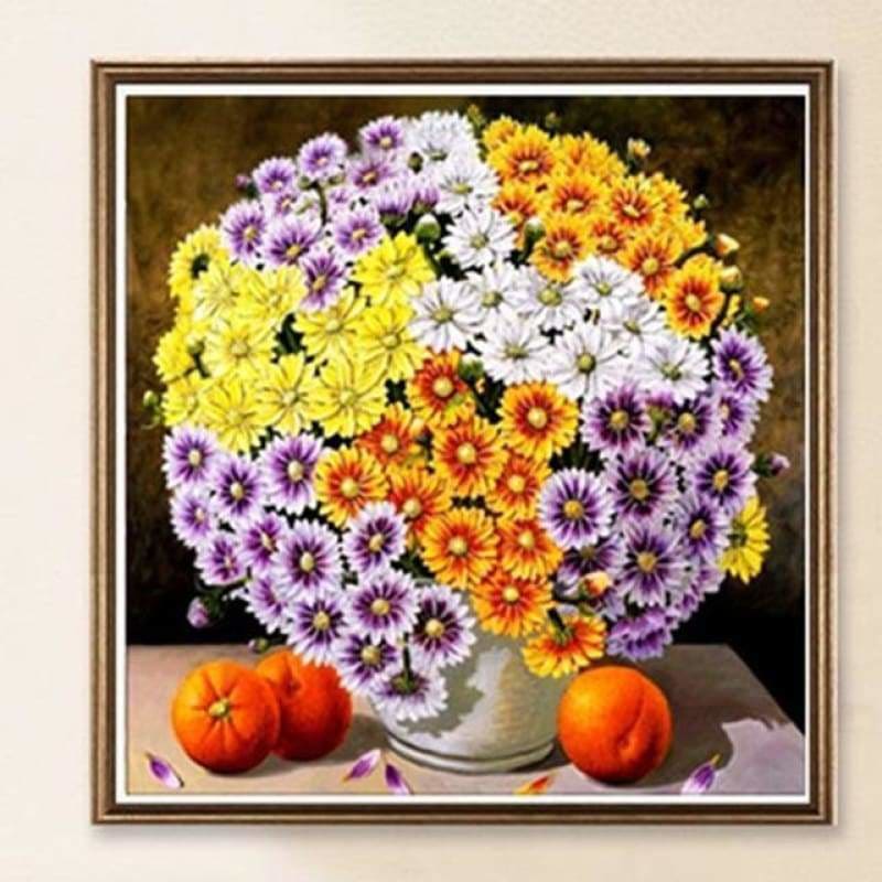 New Hot Sale Colorful Sunflower Full Drill - 5D Diy Diamond 