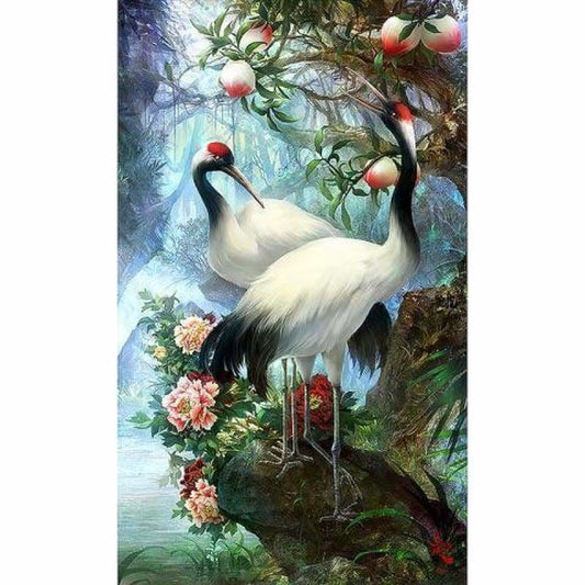New Hot Sale Dream Red Crowned Crane Full Drill - 5D DIY