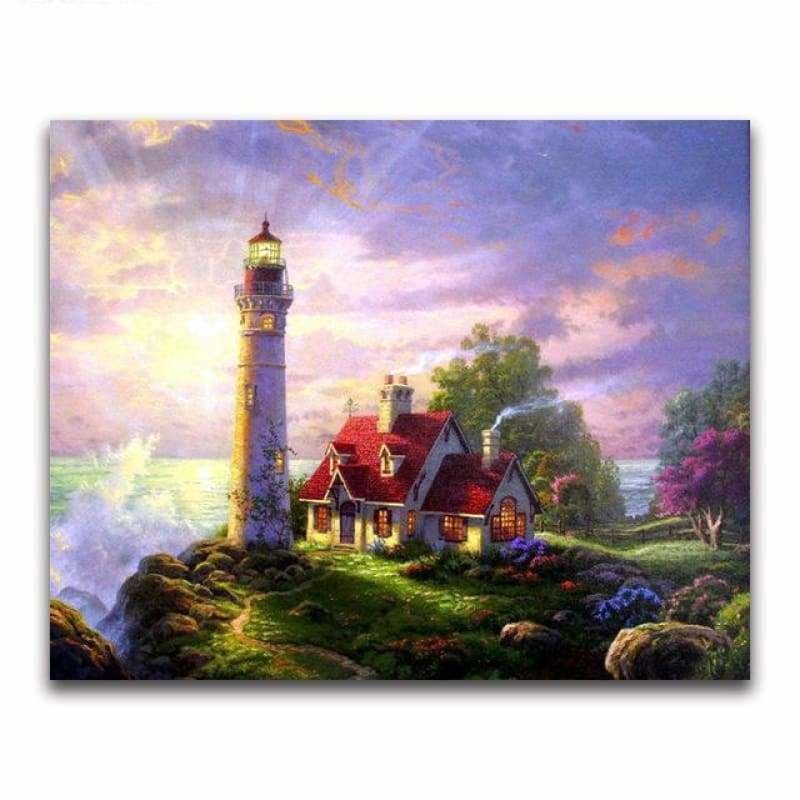 New Hot Sale Lighthouse Pattern Diy Full Drill - 5D Diamond 