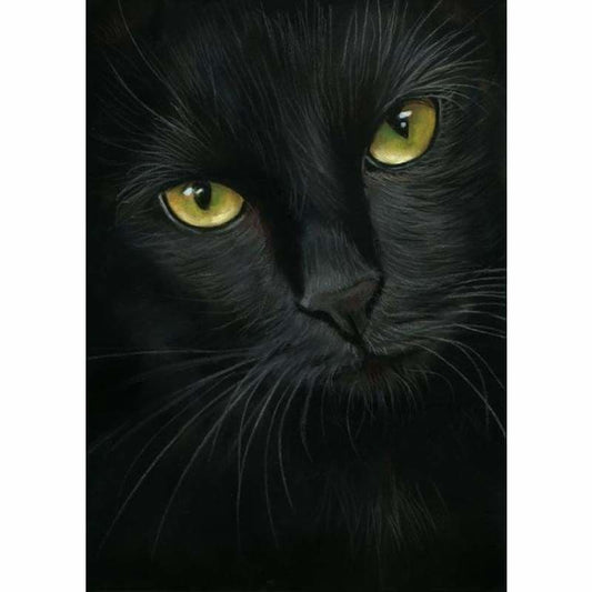 New Hot Sale Mysterious Black Cat Full Drill - 5D Square