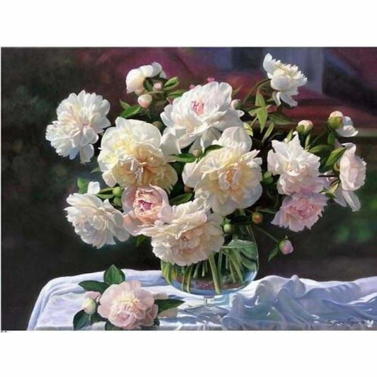 New Hot Sale Peony Flowers Full Drill - 5D Diy Square
