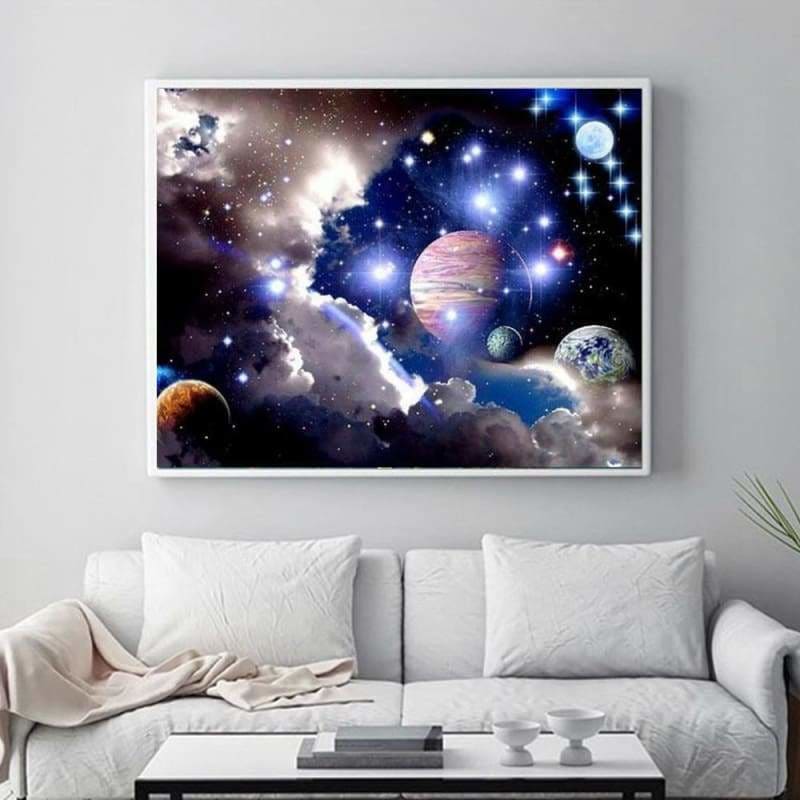 New Hot Sale Space Star Wall Decor Full Drill - 5D Diy 