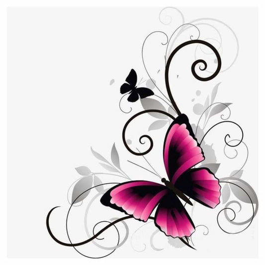 New Modern Art Style Butterfly Diy Full Drill - 5D Full