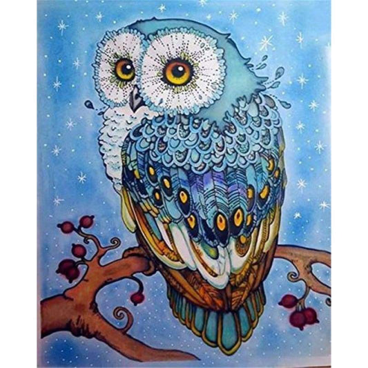 Owl Diy Paint By Numbers Kits VM90151 ZXQ2407 - NEEDLEWORK KITS