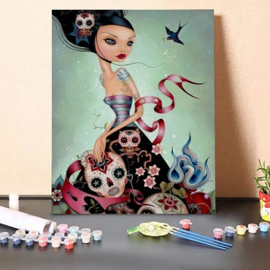 Paint By Numbers Kit-About Death