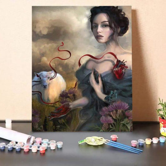 Paint by Numbers Kit-Aries Beauty