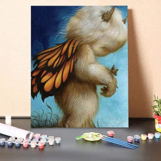 Paint By Numbers Kit-Butterfly Wings