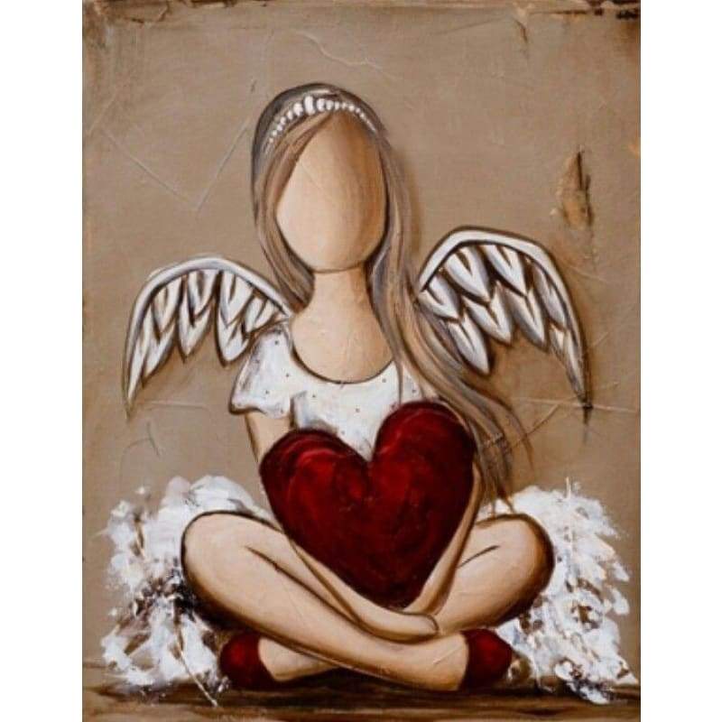 Paint by Numbers Kit-Cute Angel