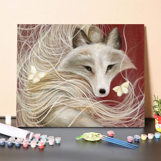 Paint By Numbers Kit-Demon Fox