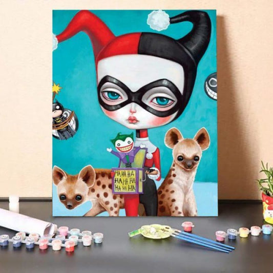 Paint By Numbers Kit-Harley Quinn