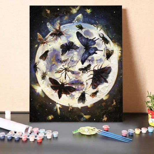 Paint by Numbers Kit-Lunar Surface