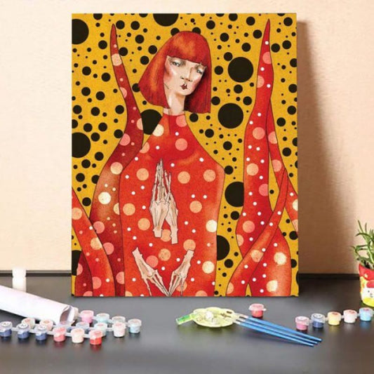 Paint By Numbers Kit-Spotted Girl