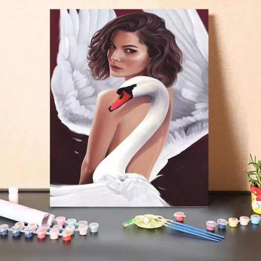 Paint by Numbers Kit-Swan