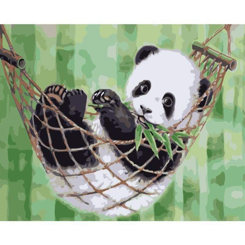Panda Diy Paint By Numbers Kits WM-126 - NEEDLEWORK KITS