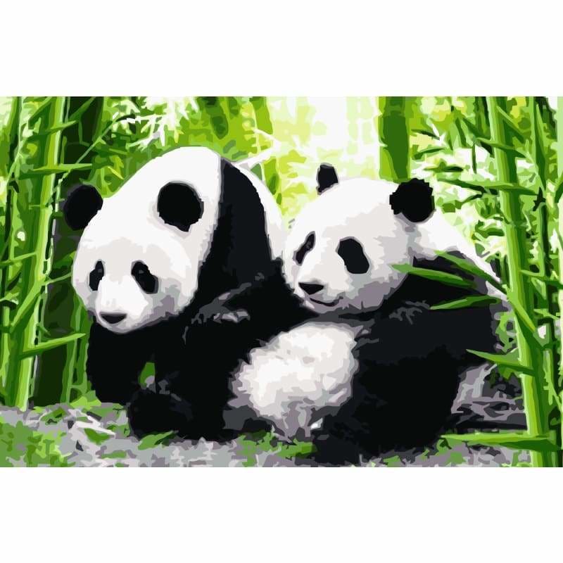Panda Diy Paint By Numbers Kits YM-4050-050 - NEEDLEWORK KITS