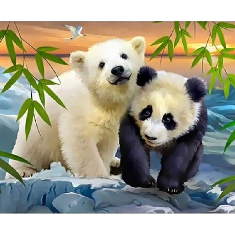 Panda Diy Paint By Numbers Kits ZXQ3881 - NEEDLEWORK KITS