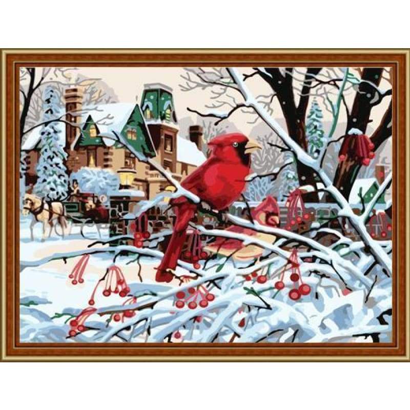 Parrot Diy Paint By Numbers Kits ZXE082 - NEEDLEWORK KITS