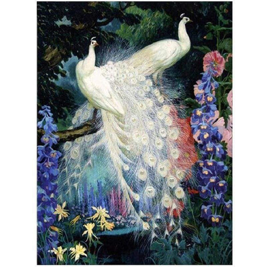 Peacock Diy Paint By Numbers Kits PBN30019 - NEEDLEWORK KITS