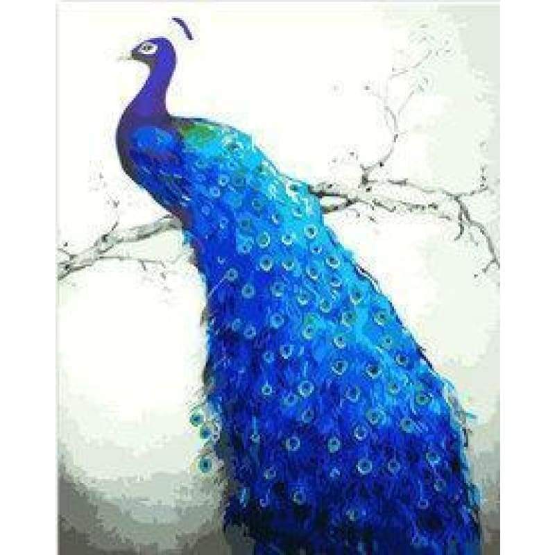 Peacock Diy Paint By Numbers Kits YM-4050-165 - NEEDLEWORK KITS