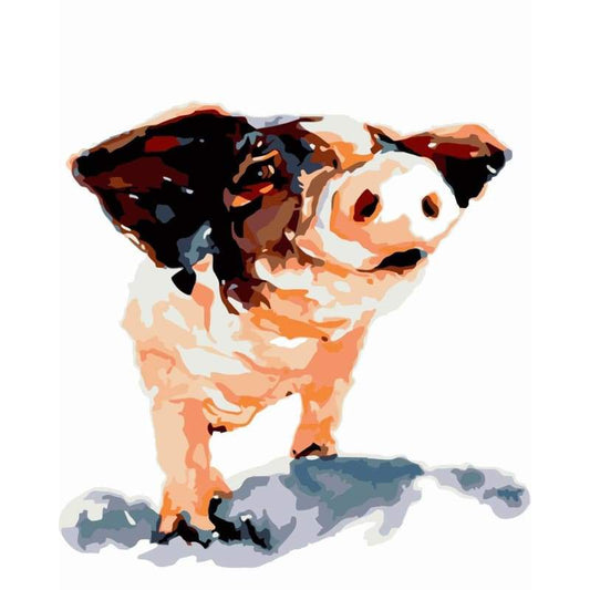 Pig Diy Paint By Numbers Kits WM-425 - NEEDLEWORK KITS