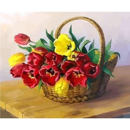 Poppy Flower Diy Paint By Numbers Kits ZXQ2797 - NEEDLEWORK KITS