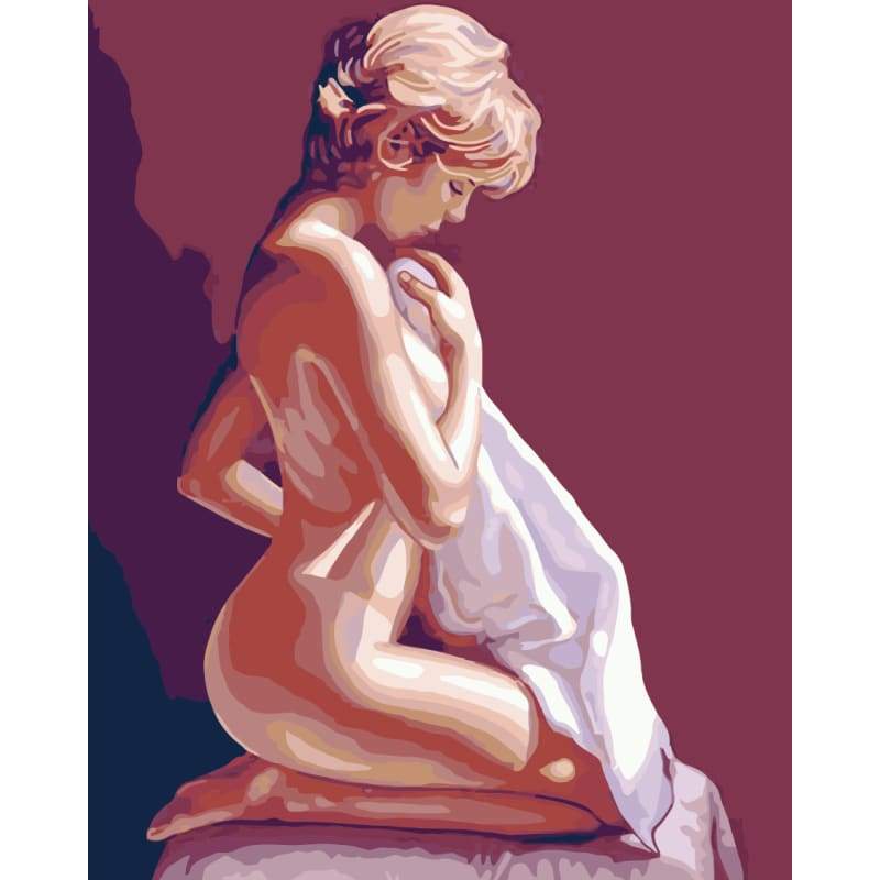 Portrait Nude Diy Paint By Numbers Kits WM-1403 ZXB362 - NEEDLEWORK KITS