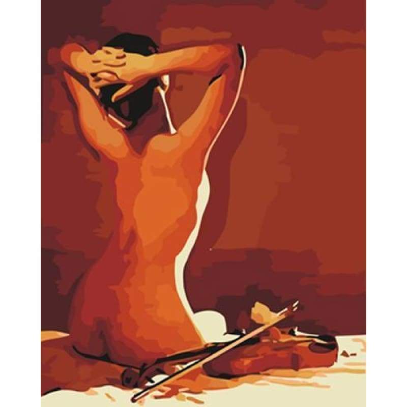 Portrait Nude Diy Paint By Numbers Kits ZXB425 - NEEDLEWORK KITS