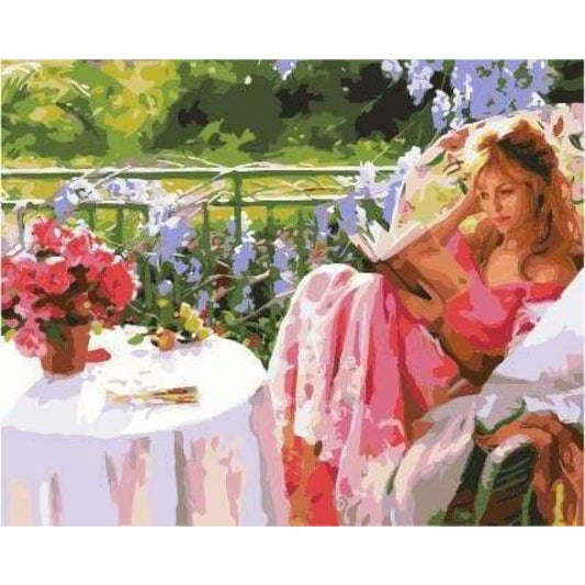 Portrait Woman Diy Paint By Numbers Kits ZXE206-26 - NEEDLEWORK KITS