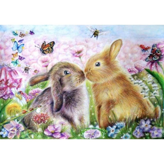 Rabbit Diy Paint By Numbers Kits PBN95561 - NEEDLEWORK KITS