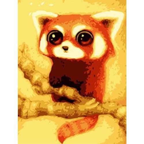 Raccoon Diy Paint By Numbers Kits PBN30112 - 222