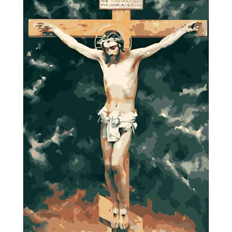 Religion Diy Paint By Numbers Kits WM-162 ZXQ154 - NEEDLEWORK KITS