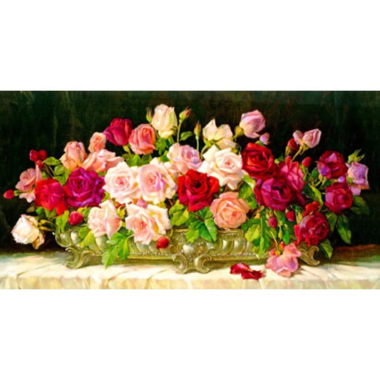 Row of Roses - NEEDLEWORK KITS