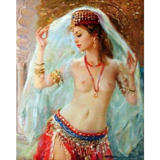 Sexy Lady Diy Paint By Numbers Kits PBN95565 - NEEDLEWORK KITS