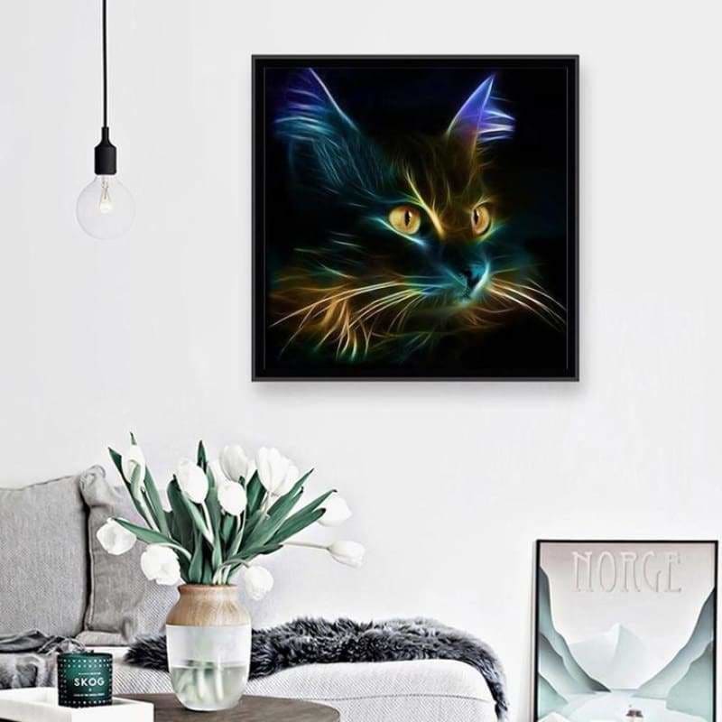 Special Black Cat Diy Full Drill - 5D Cross Stitch Diamond 