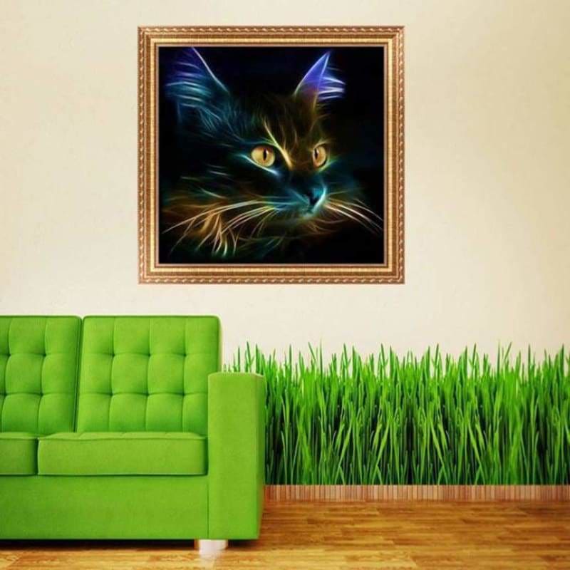 Special Black Cat Diy Full Drill - 5D Cross Stitch Diamond 