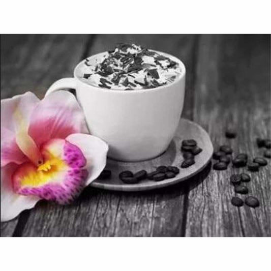Special Coffee Cup And Flowers Diy Full Drill - 5D Bling