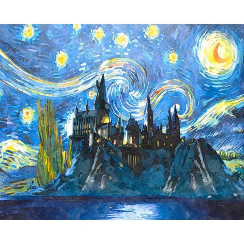 Starry Sky Abstract Scenery Diy Paint By Numbers Kits VM52436 - NEEDLEWORK KITS