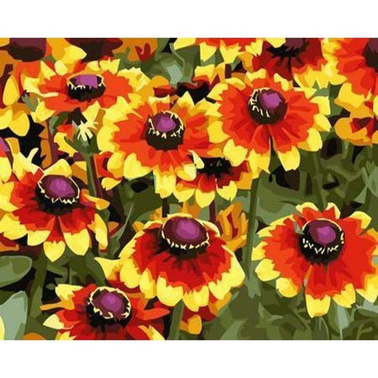Sunflower Diy Paint By Numbers Kits ZXB223 - NEEDLEWORK KITS