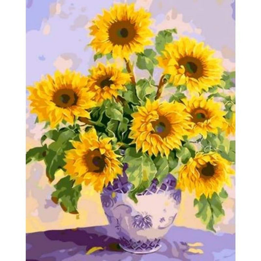Sunflower  Diy Paint By Numbers Kits ZXQ1568 - NEEDLEWORK KITS