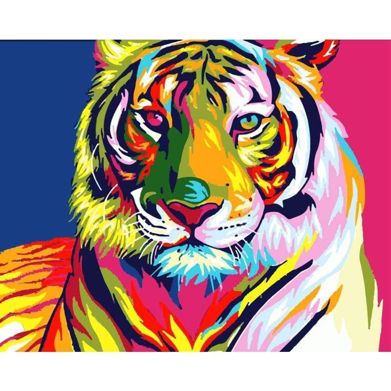 Tiger Diy Paint By Numbers Kits ZXQ1431-WM-591 - NEEDLEWORK KITS